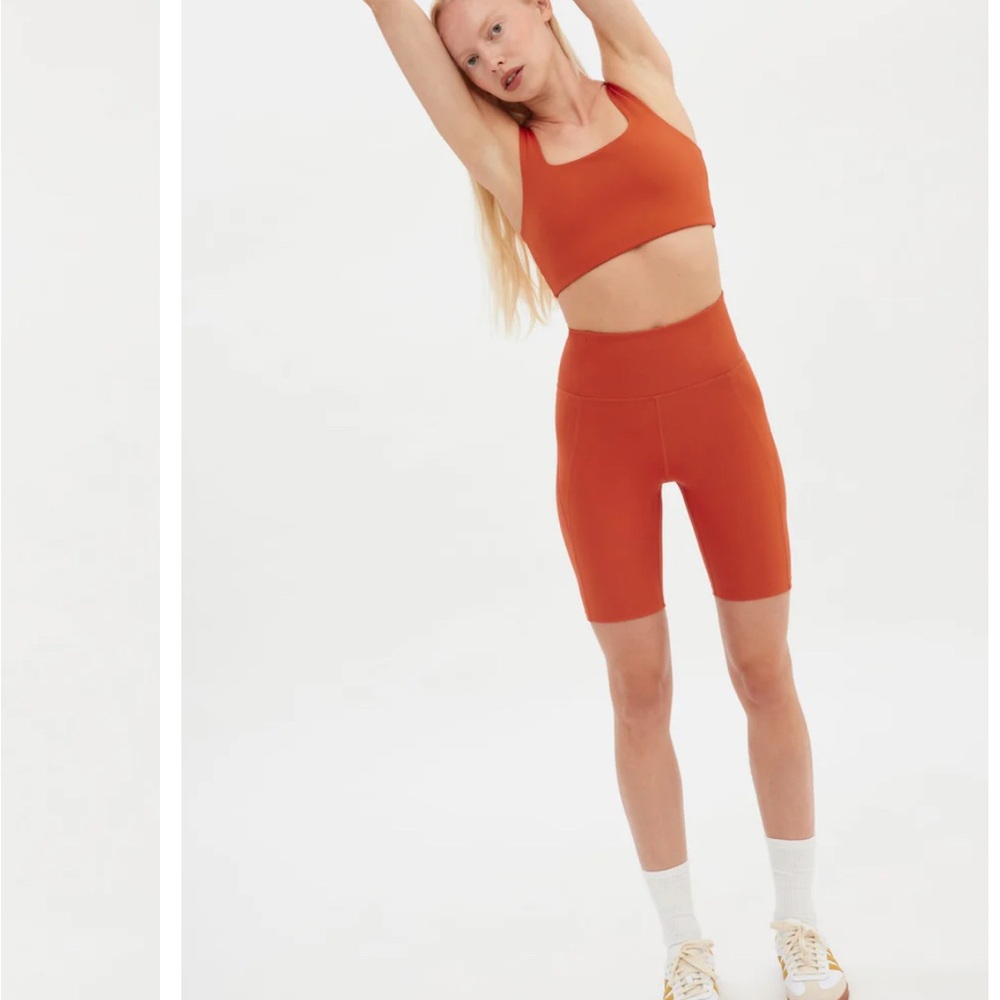 Girlfriend Collective Azalea Bike Shorts High-Waisted